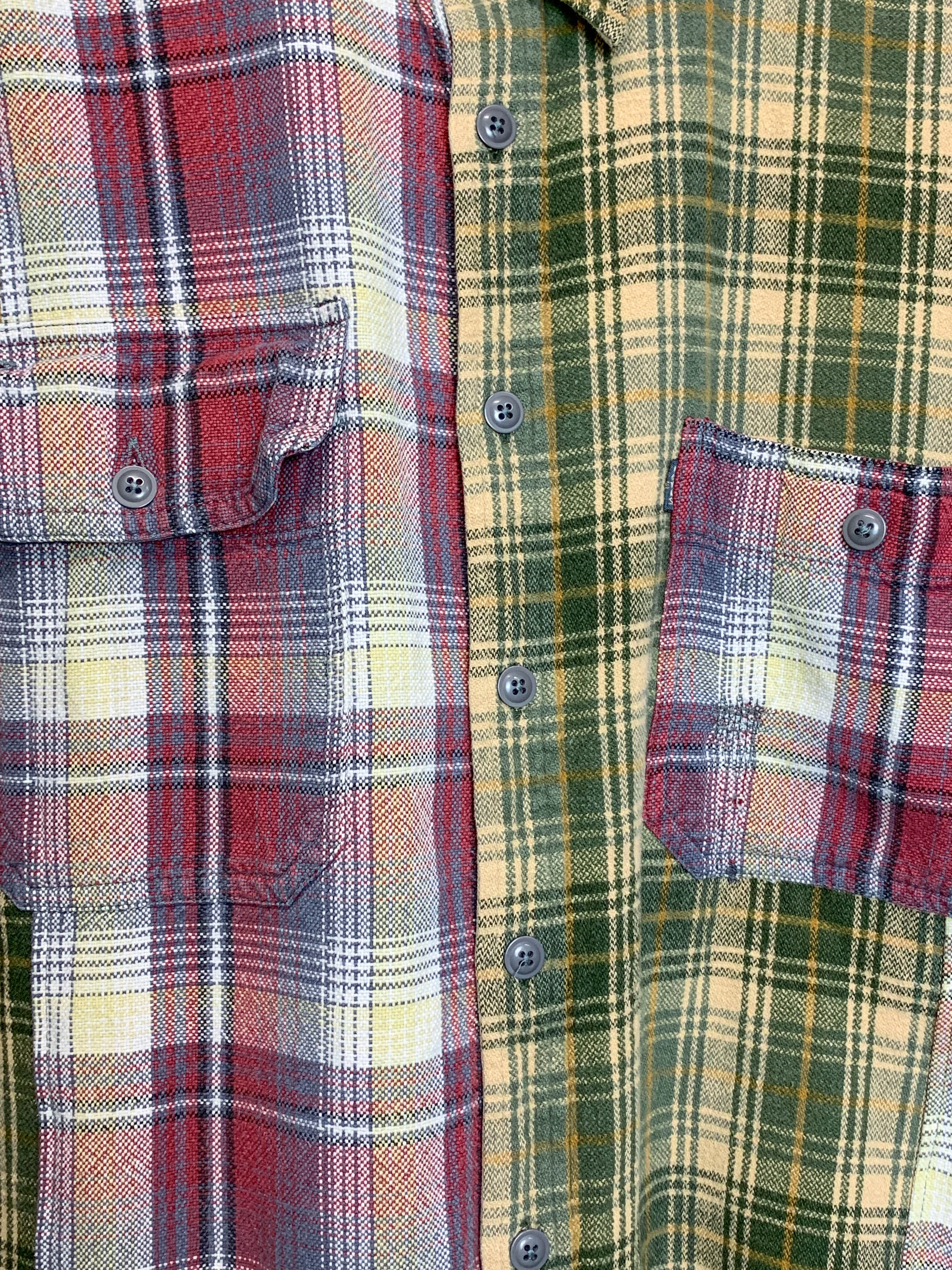 "1 of 1" Patchwork Plaid Flannel (L)