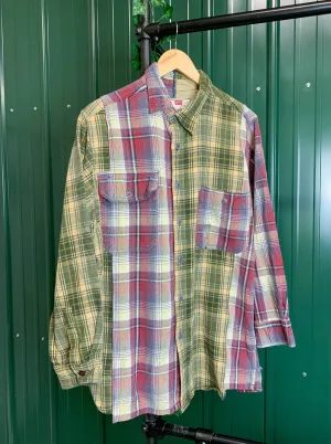 "1 of 1" Patchwork Plaid Flannel (L)