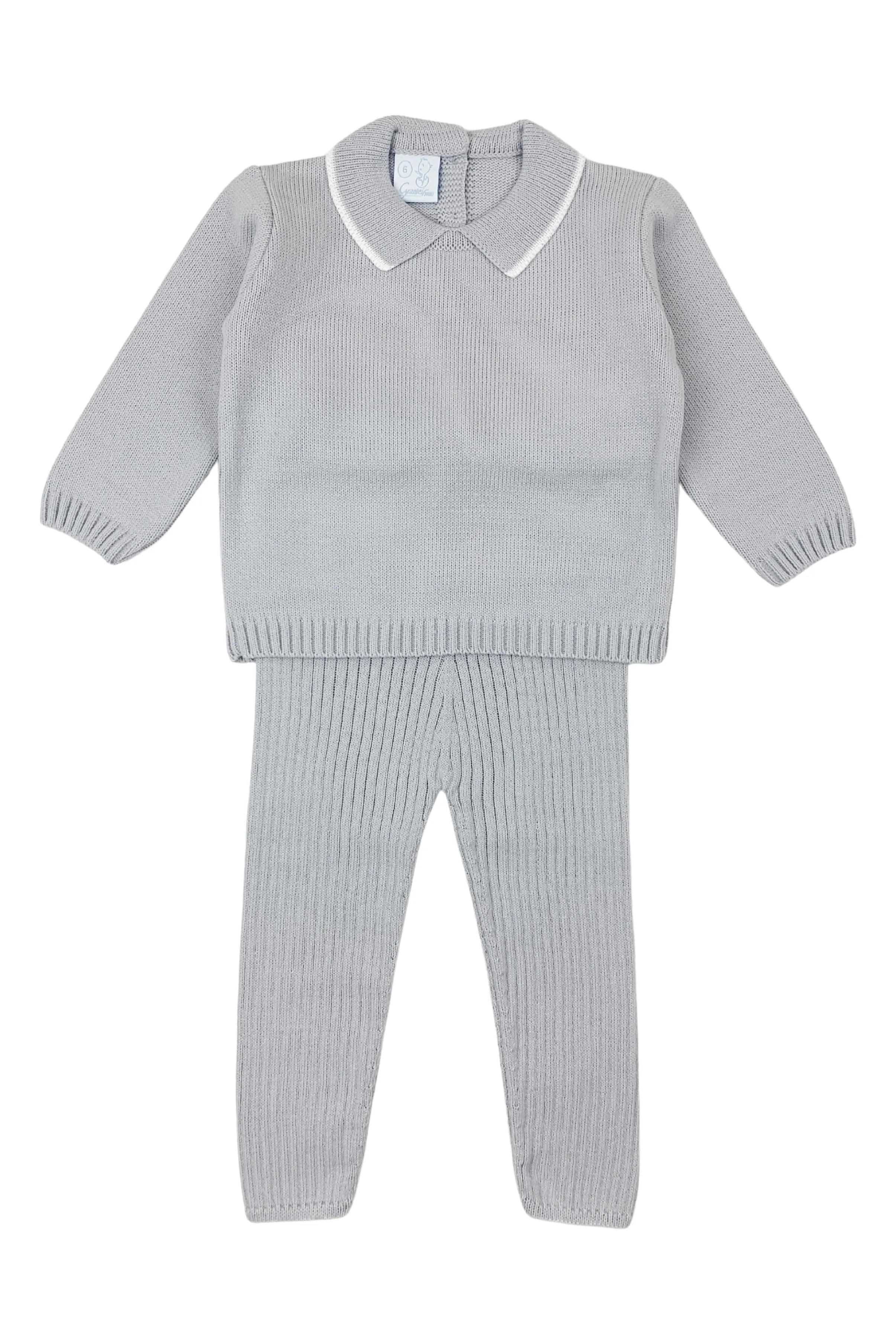 "Bodhi" Light Grey Knit Top & Leggings