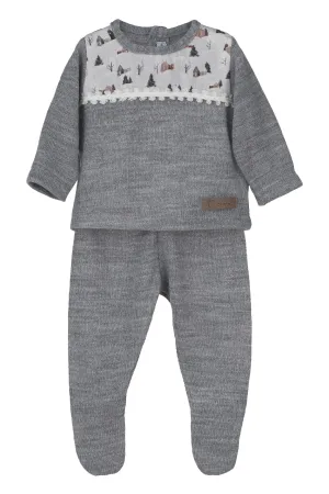 "Robin" Grey Top & Leggings