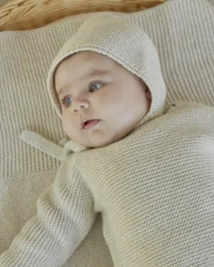 "Sahara" Beige Knitted Pram Set