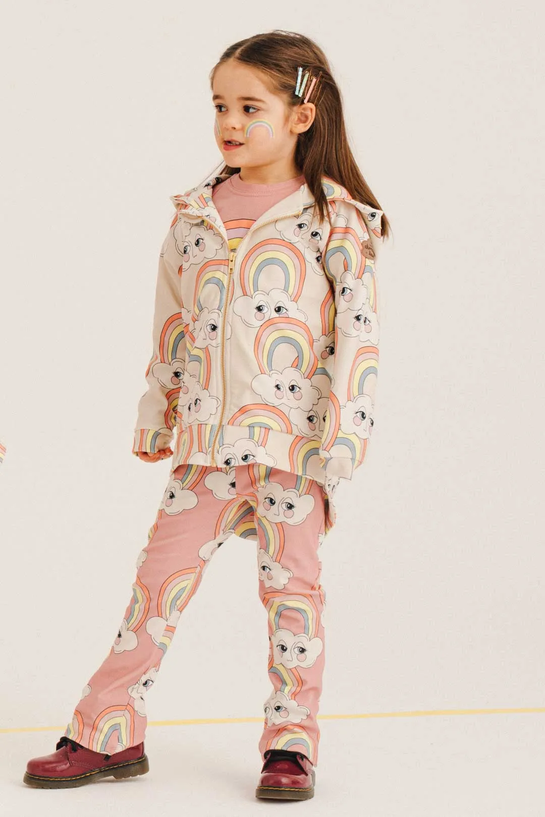 Rainbow Pink Flares - LAST ONE 5-6 years