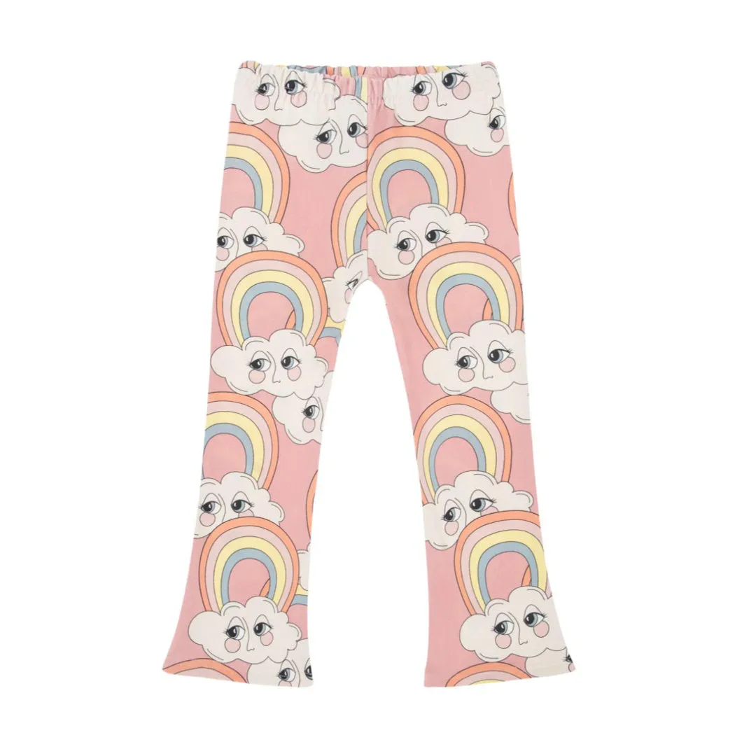 Rainbow Pink Flares - LAST ONE 5-6 years