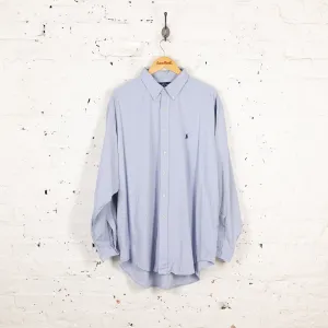 Ralph Lauren Yarmouth Cotton Oxford Shirt - Blue - XL