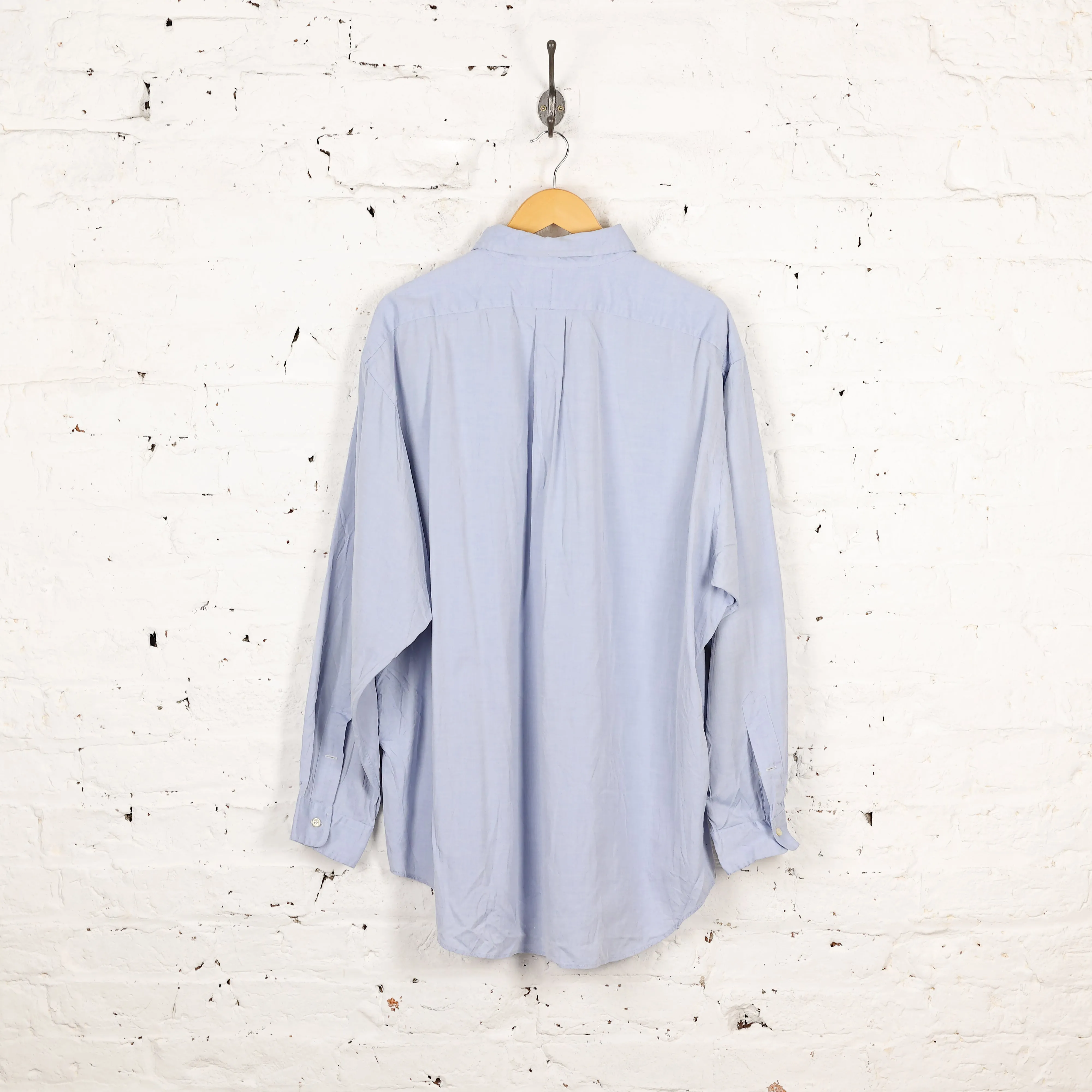 Ralph Lauren Yarmouth Cotton Oxford Shirt - Blue - XL