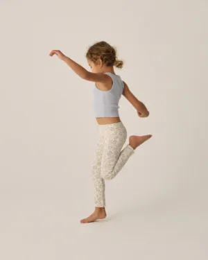RYLEE   CRU Ribbed Legging Set || Blue Ditsy, Light Blue
