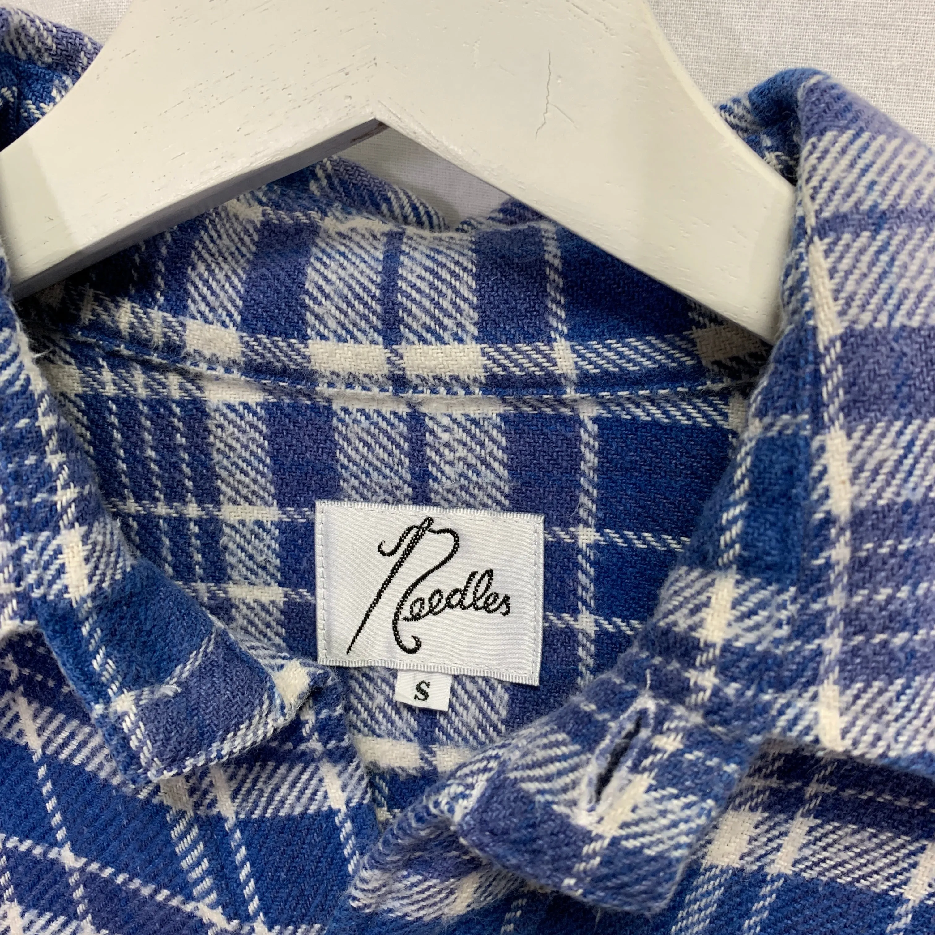 [S] Needles Plaid Flannel BD Shirt
