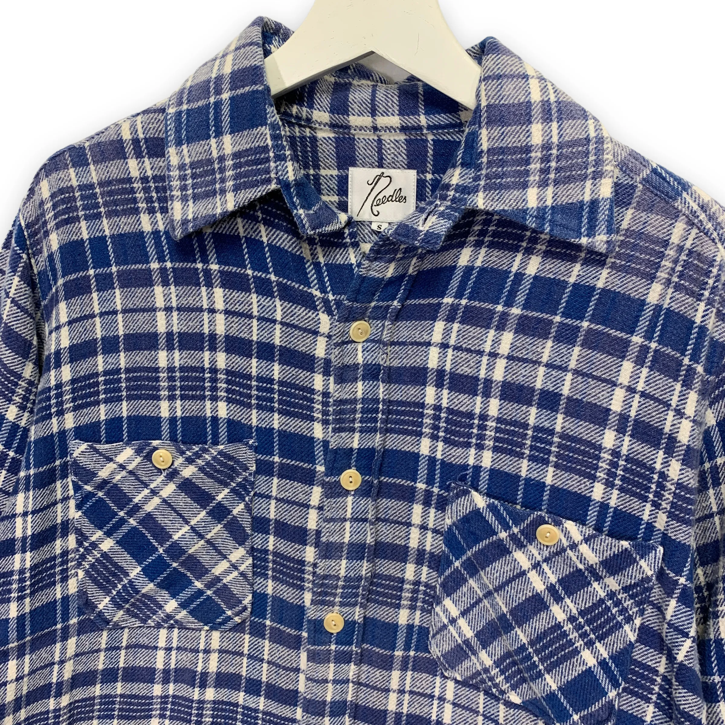 [S] Needles Plaid Flannel BD Shirt
