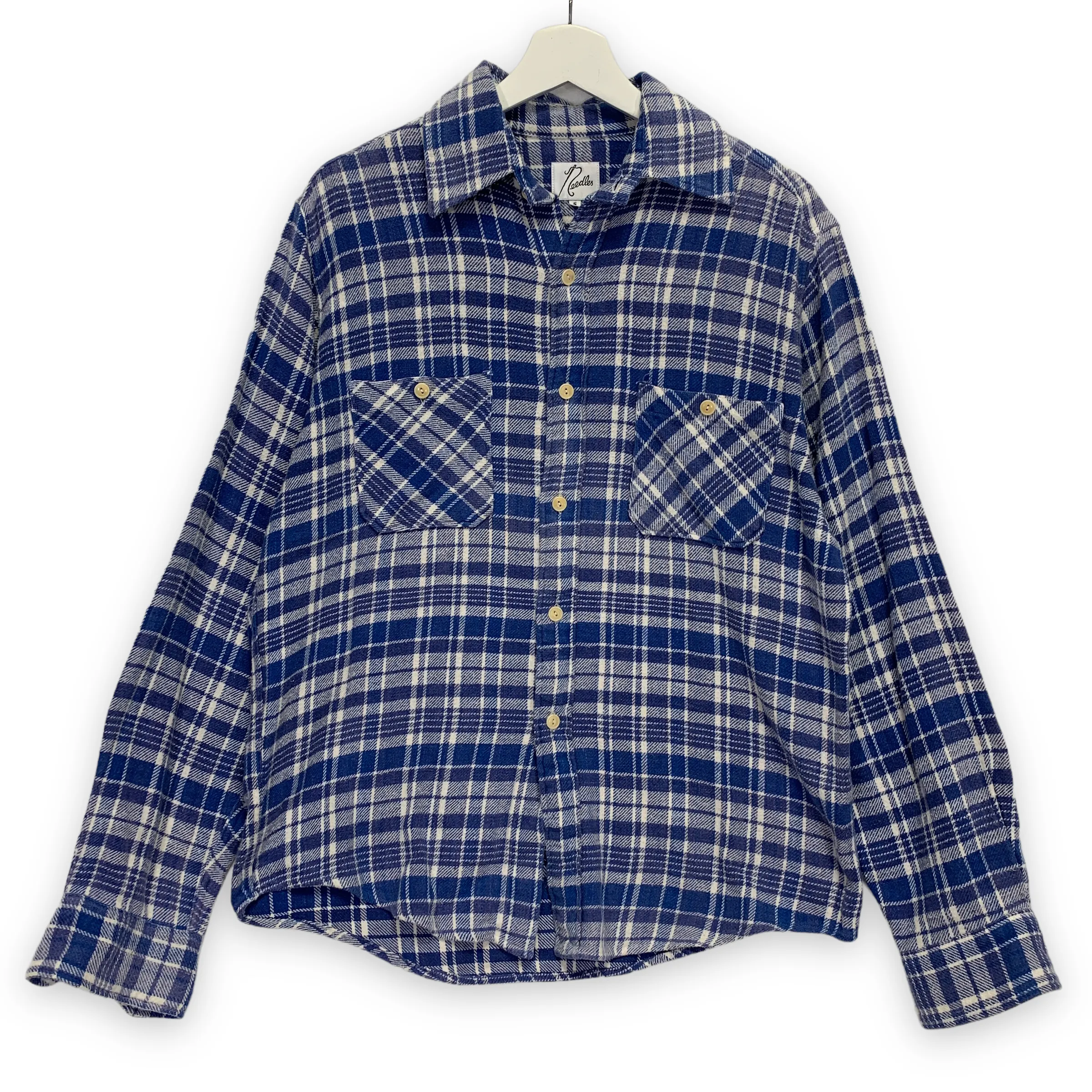 [S] Needles Plaid Flannel BD Shirt