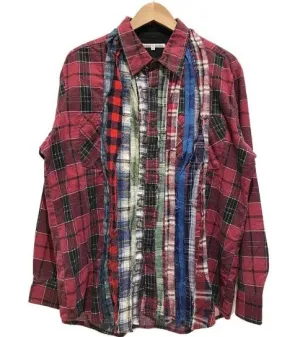 [S] Needles Rebuild Ribbon Cut Vintage Flannel Shirt