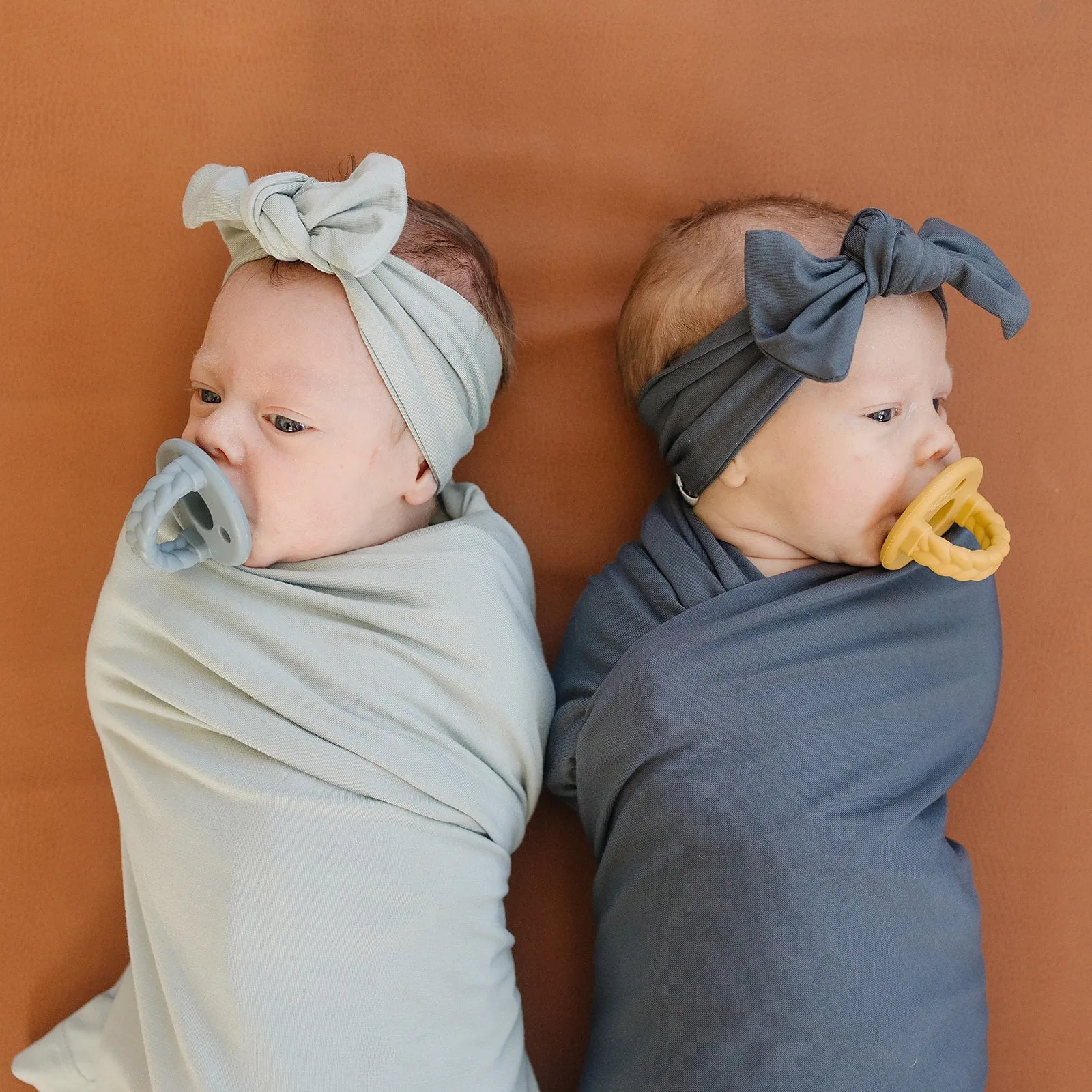 Sage Bamboo Hat or Head Wrap Set