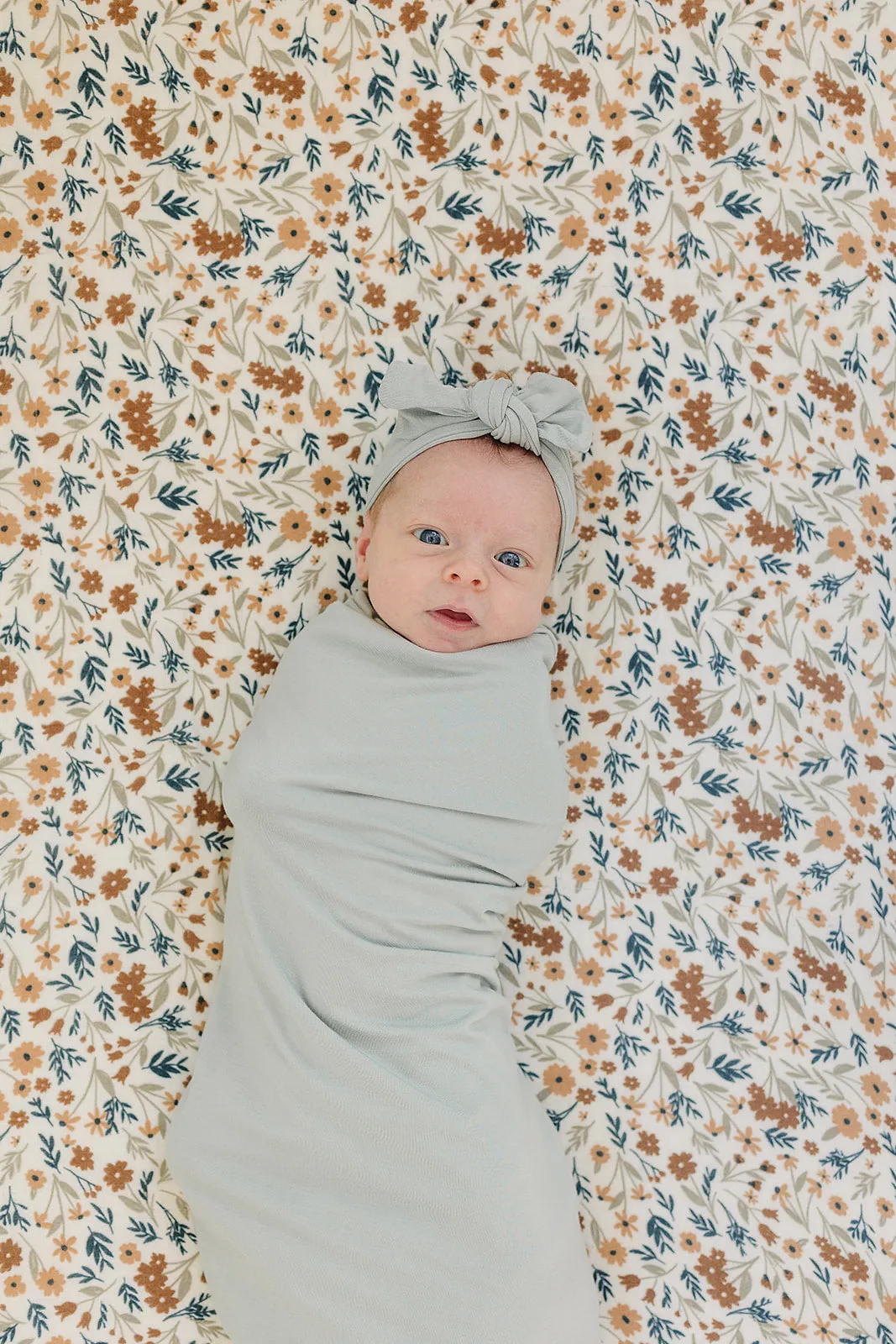 Sage Bamboo Hat or Head Wrap Set