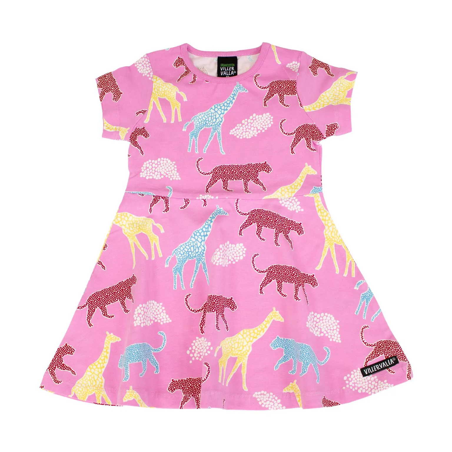 Savannah Print Half Circle Short Sleeve Dress - Blossom