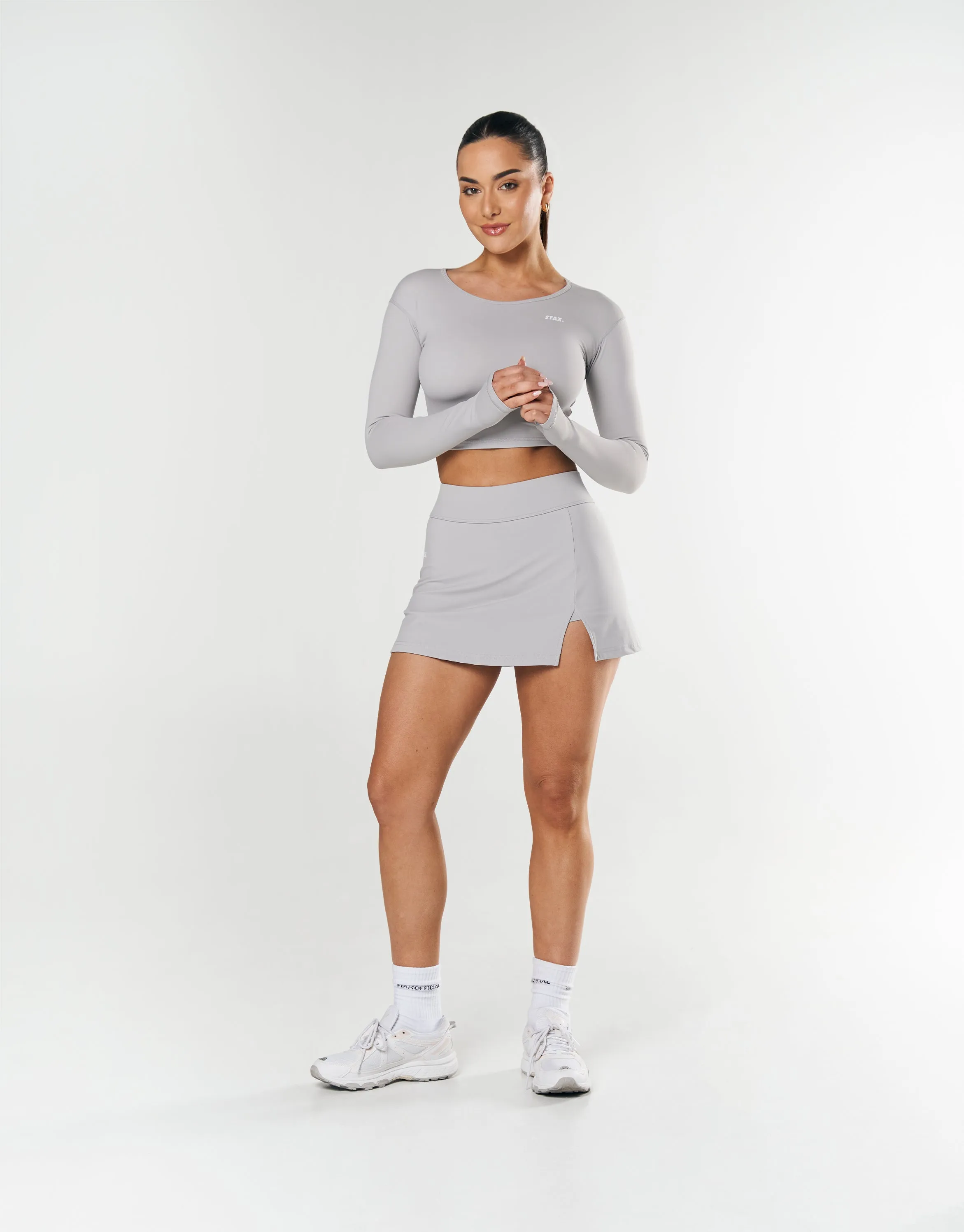 Scoop Long Sleeve NANDEX ™ - Light Grey