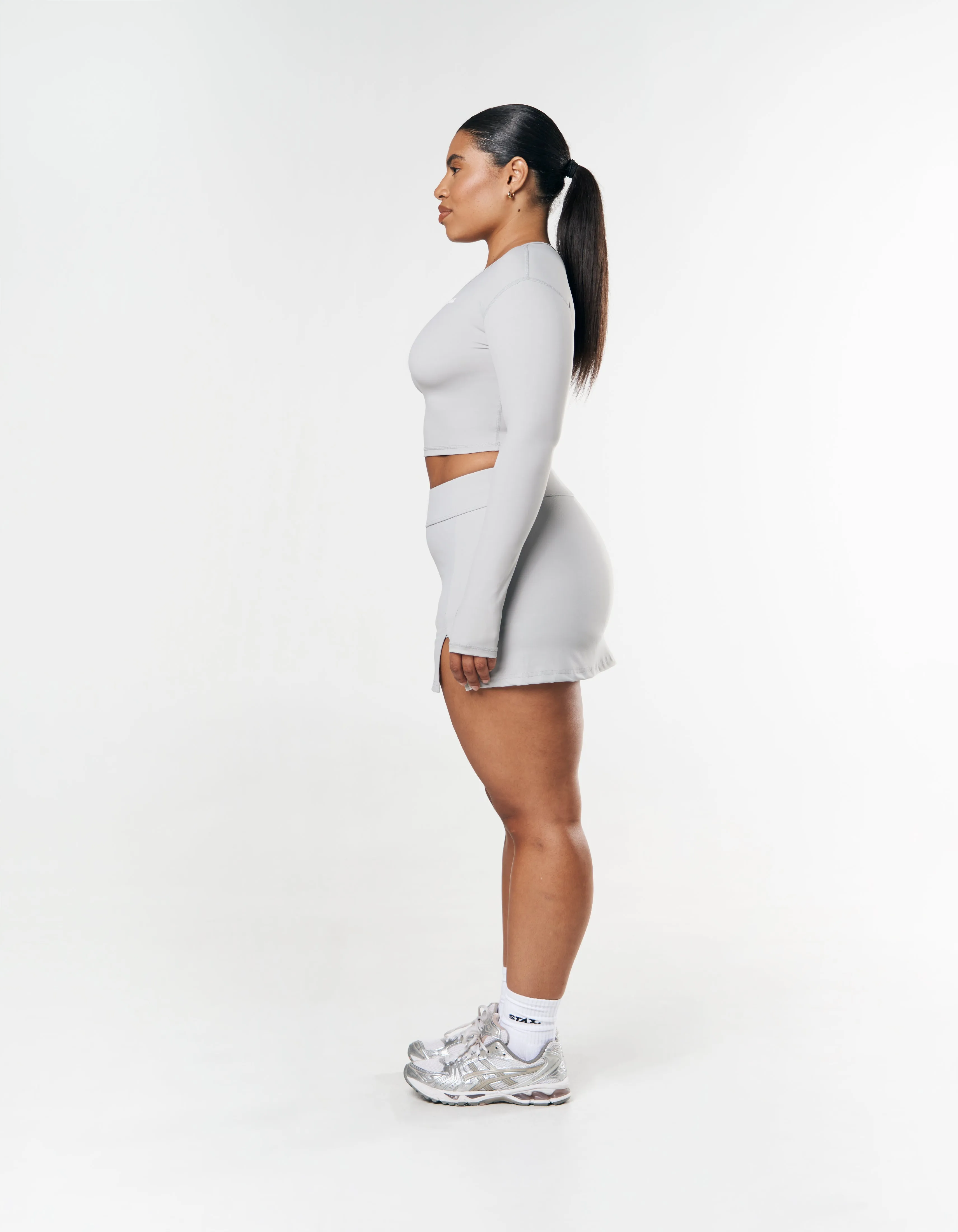 Scoop Long Sleeve NANDEX ™ - Light Grey