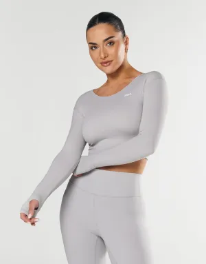 Scoop Long Sleeve NANDEX ™ - Light Grey