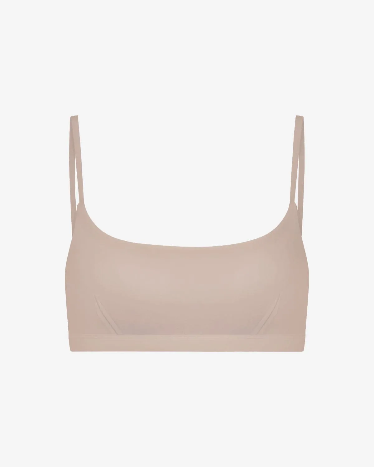 Scoop Neck Bralette | Sand