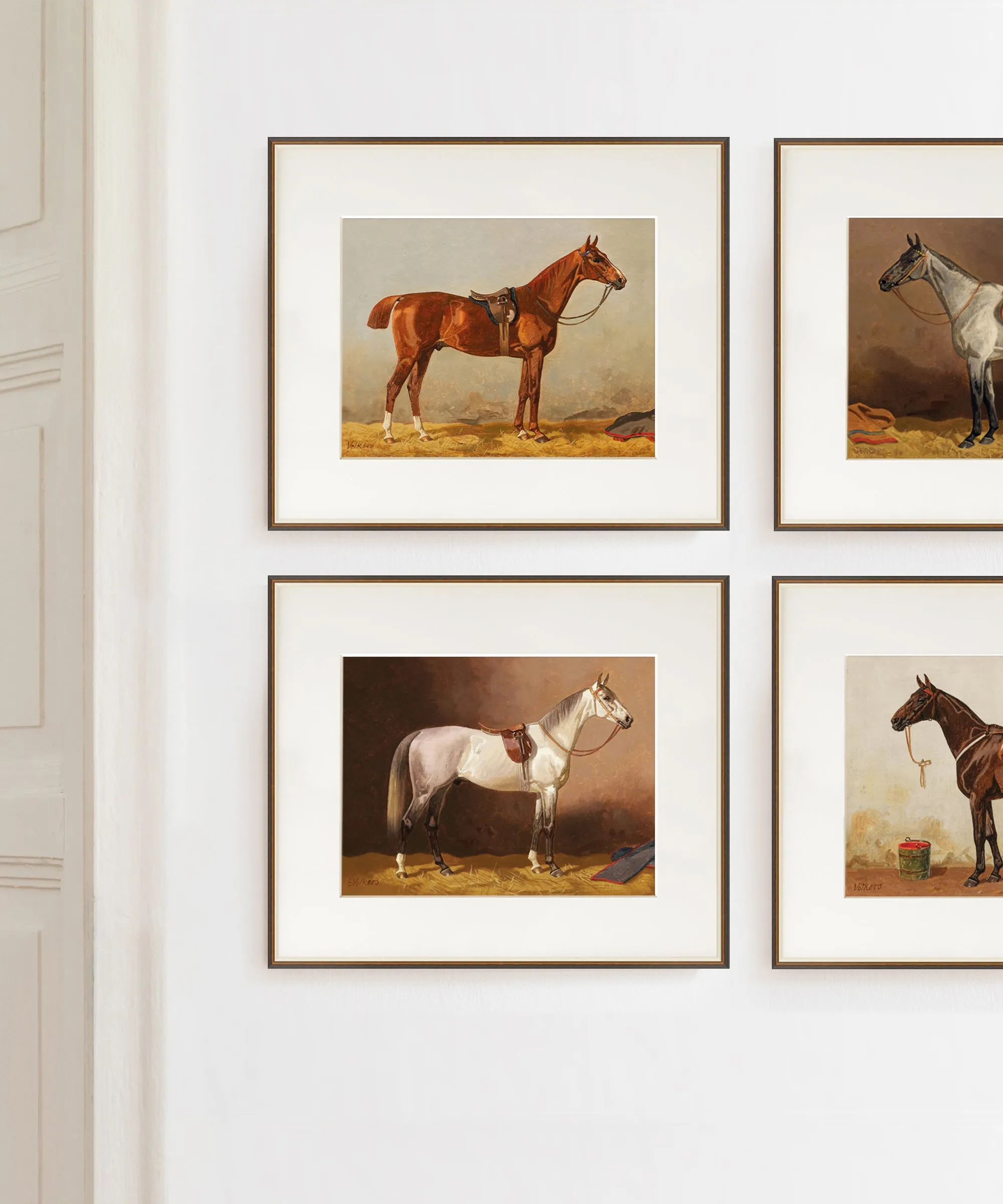 Set of Four Horse Portraits | Collection II