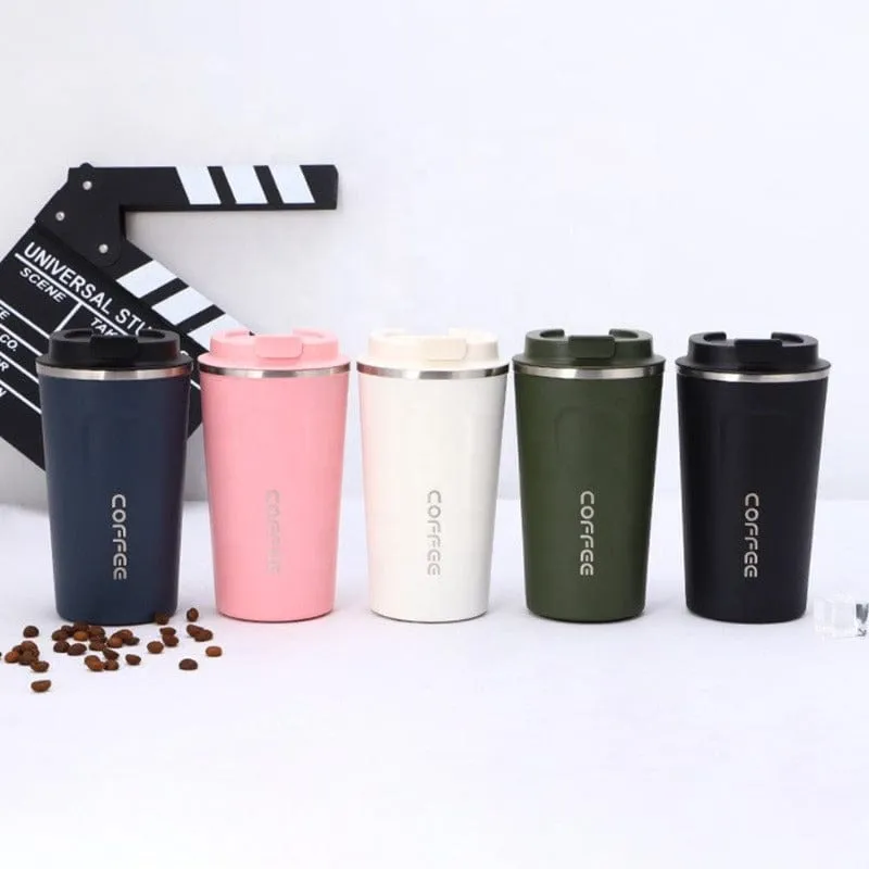 Sitarun Travel Coffee Mug Stainless Steel Double Wall 500ML