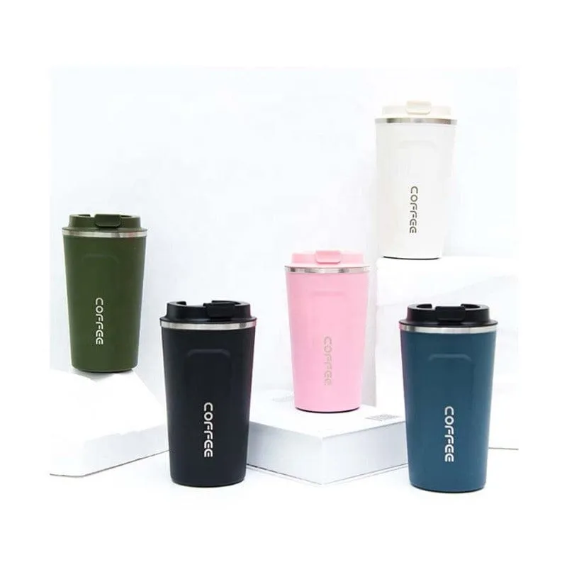 Sitarun Travel Coffee Mug Stainless Steel Double Wall 500ML
