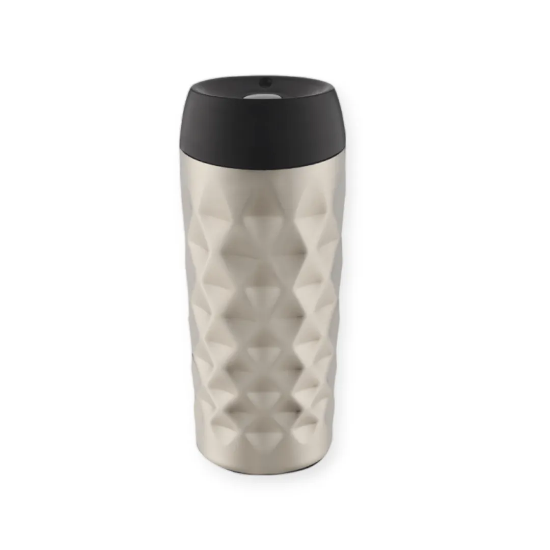 Snappy Diamond Tumbler 400ml Silver SN-DIA400S