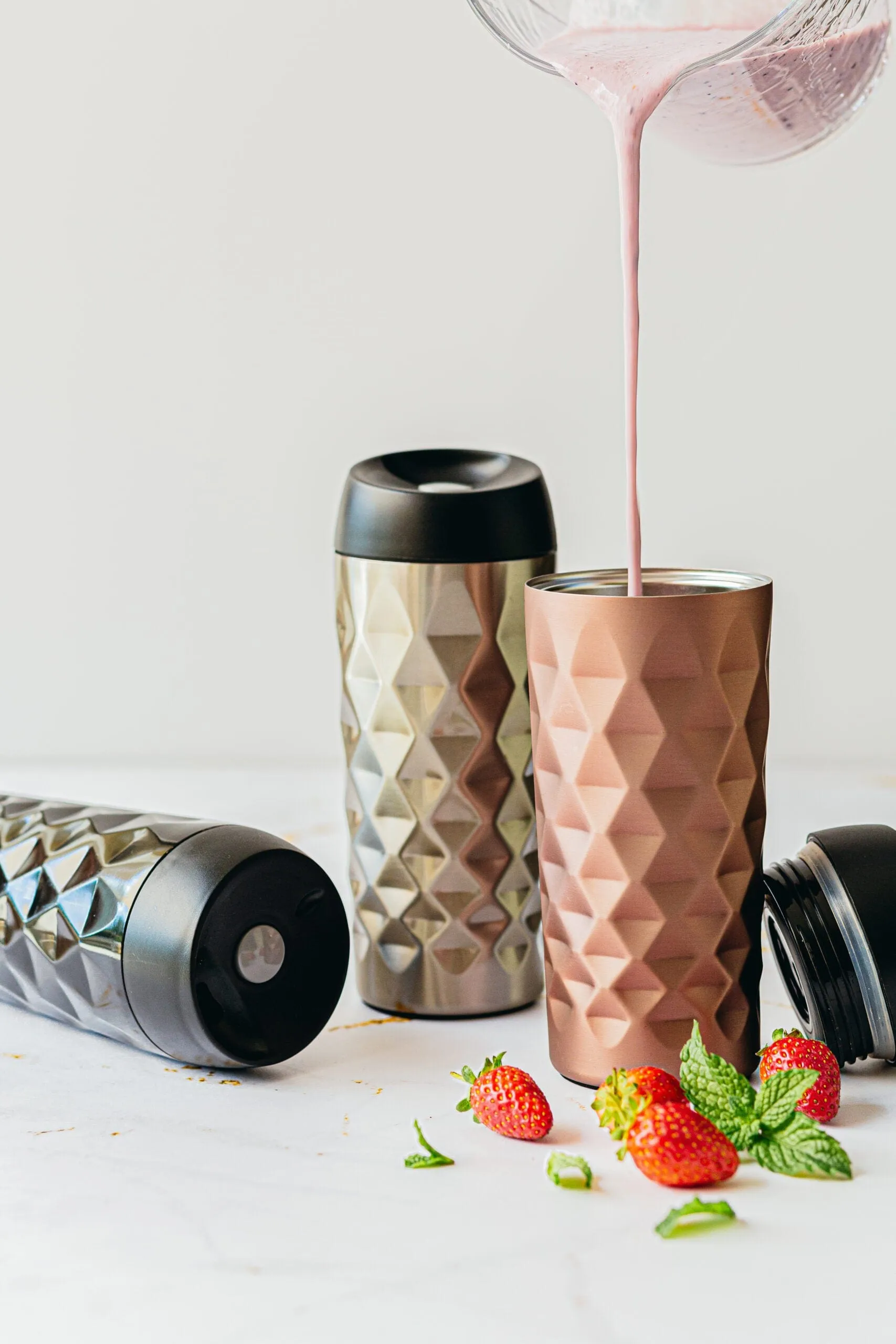 Snappy Diamond Tumbler 400ml Silver SN-DIA400S