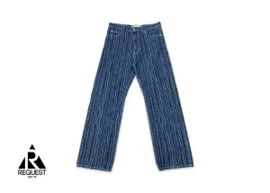 SS22 Wavy Effect Denim "Blue"