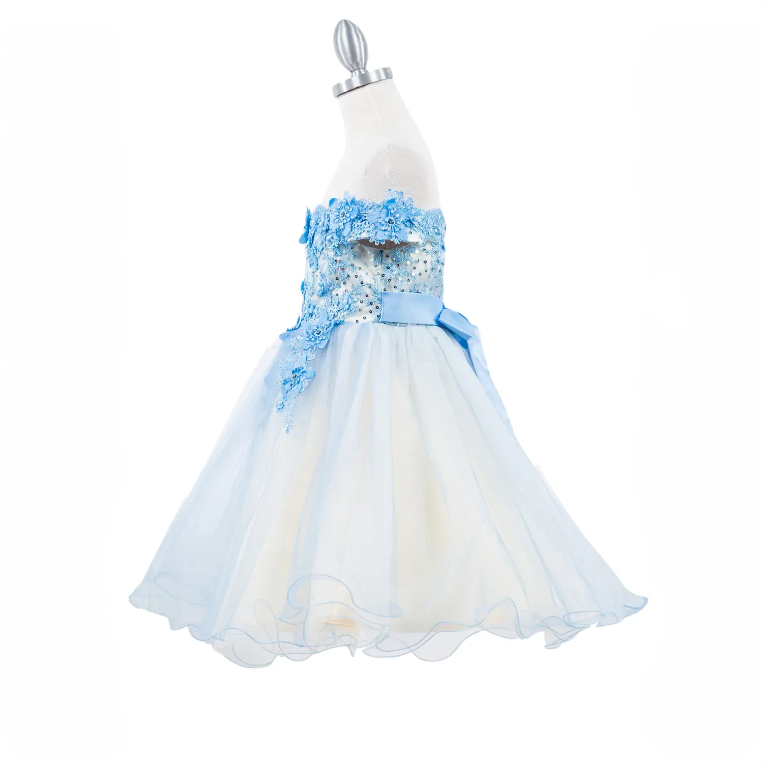 Theodora Dress - Sky Blue
