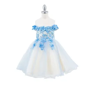 Theodora Dress - Sky Blue
