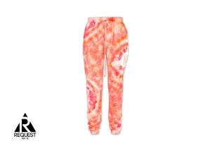 Tie-Dye Sweatpants "Orange/Pink”