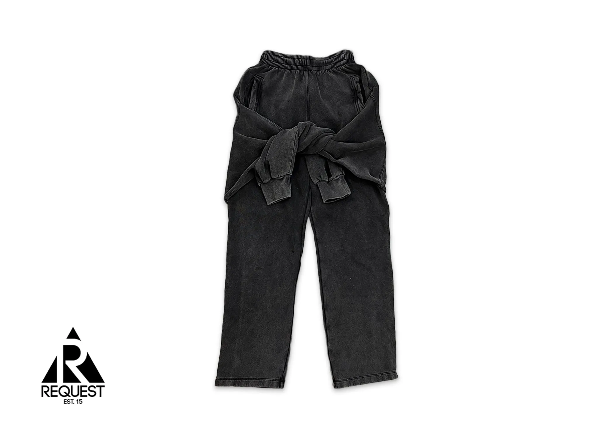 Tied Up Front Sweatpants "Grey"