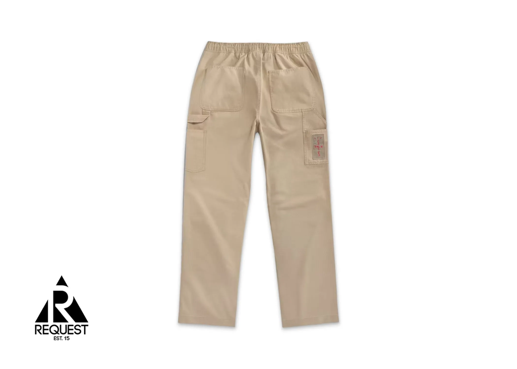 Travis Scott Cactus Jack x Jordan Canvas Pants "Desert/Khaki/University/Red"