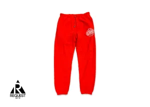 Virus Logo Sweatpants "Red"
