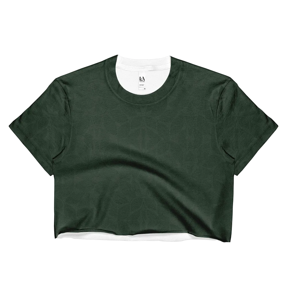 Wearable Art Crop Top : Cuban Cigar