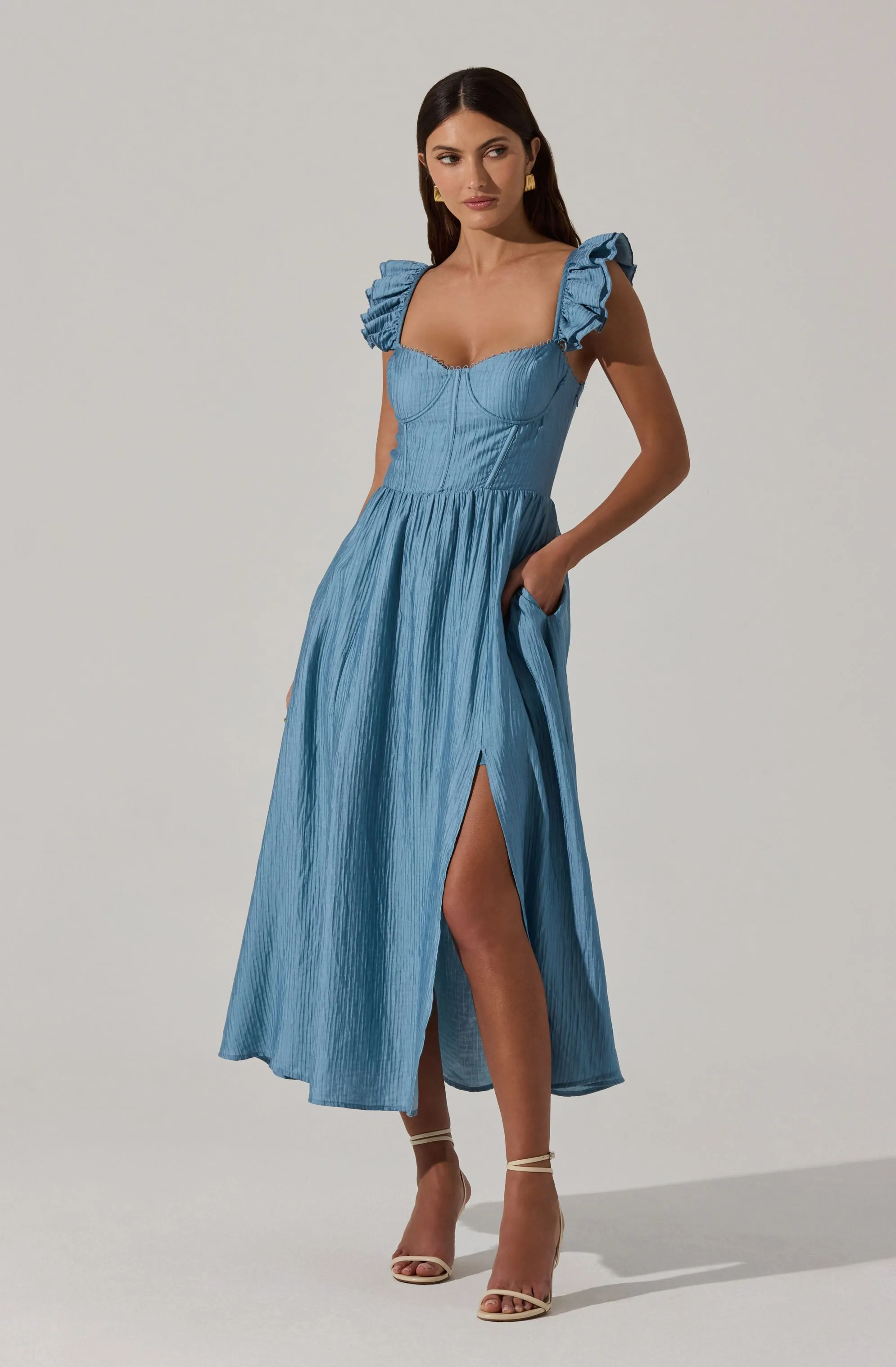 Wedelia Bustier Midi Dress
