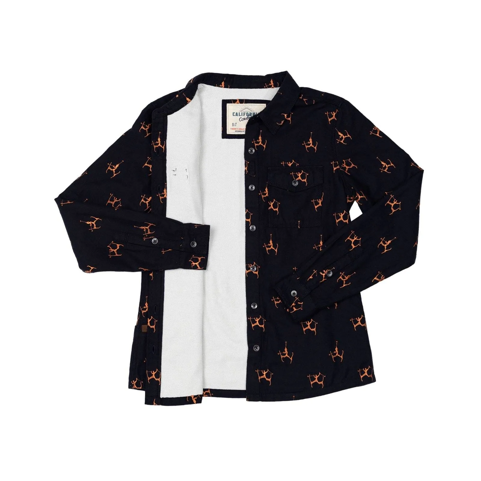 Women’s High Sierra Shirt - Hot Dog, Midnight Navy