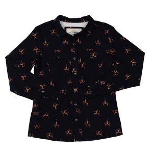 Women’s High Sierra Shirt - Hot Dog, Midnight Navy