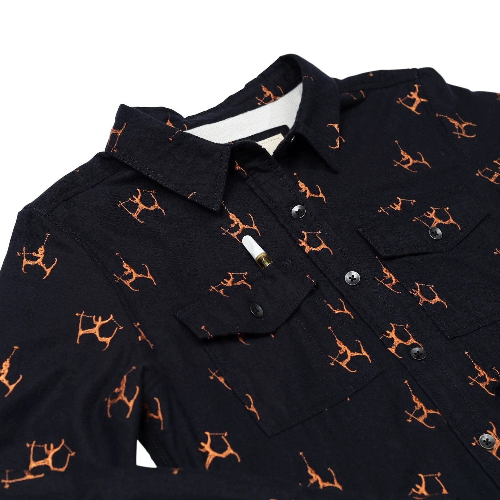 Women’s High Sierra Shirt - Hot Dog, Midnight Navy