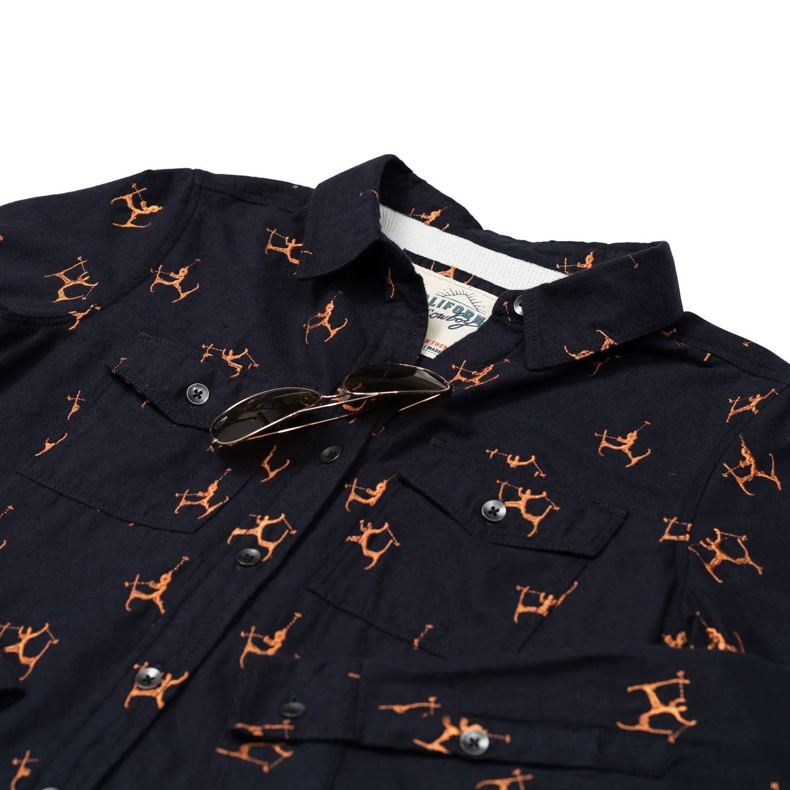 Women’s High Sierra Shirt - Hot Dog, Midnight Navy