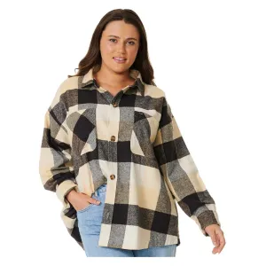Women's La Isla Flannel Long-Sleeved Flannel Shirt