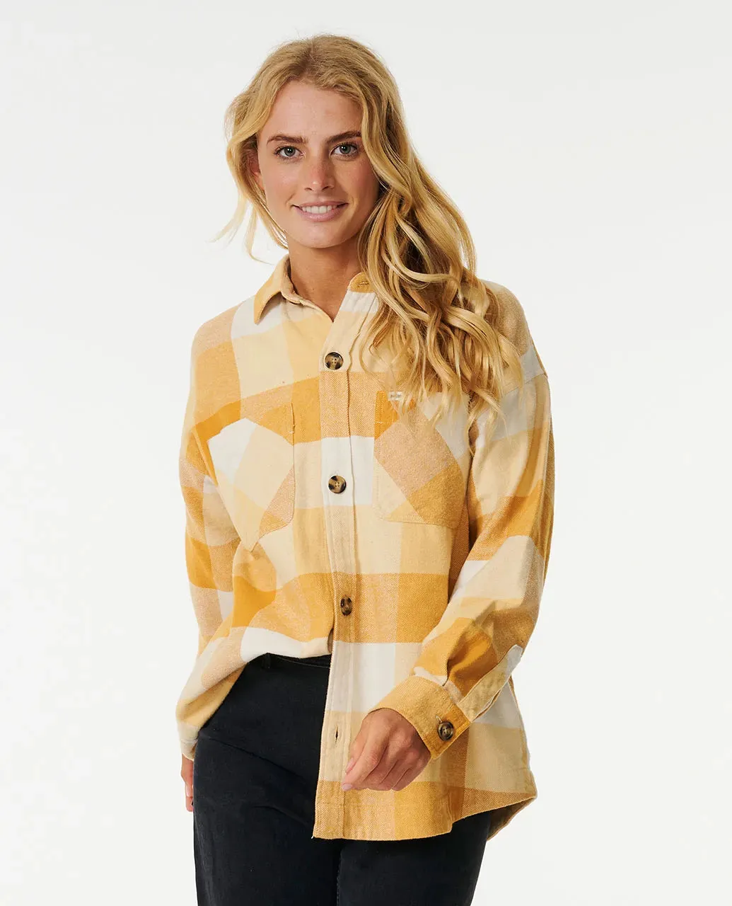 Women's La Isla Flannel Long-Sleeved Flannel Shirt