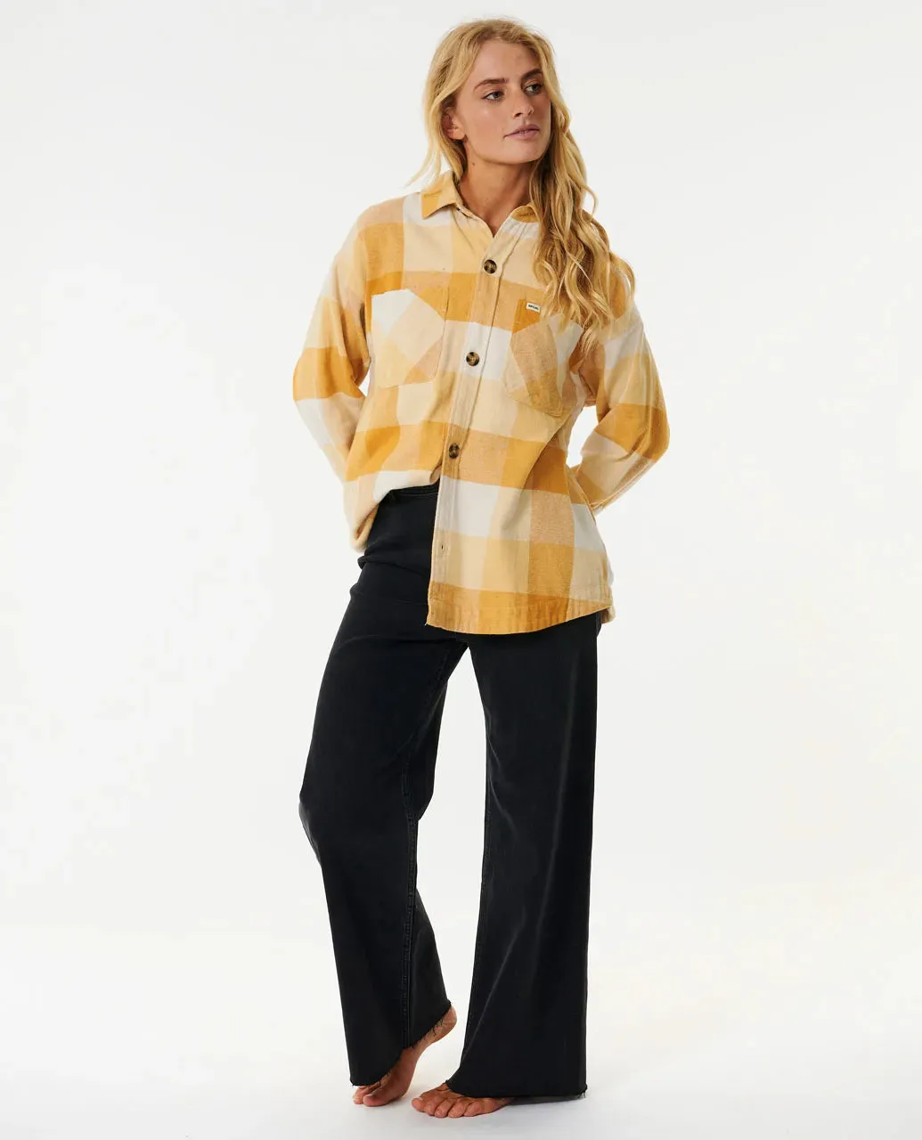 Women's La Isla Flannel Long-Sleeved Flannel Shirt