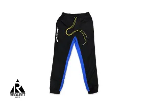 x Mclaren Logo Print Track Pants "Black/Blue"