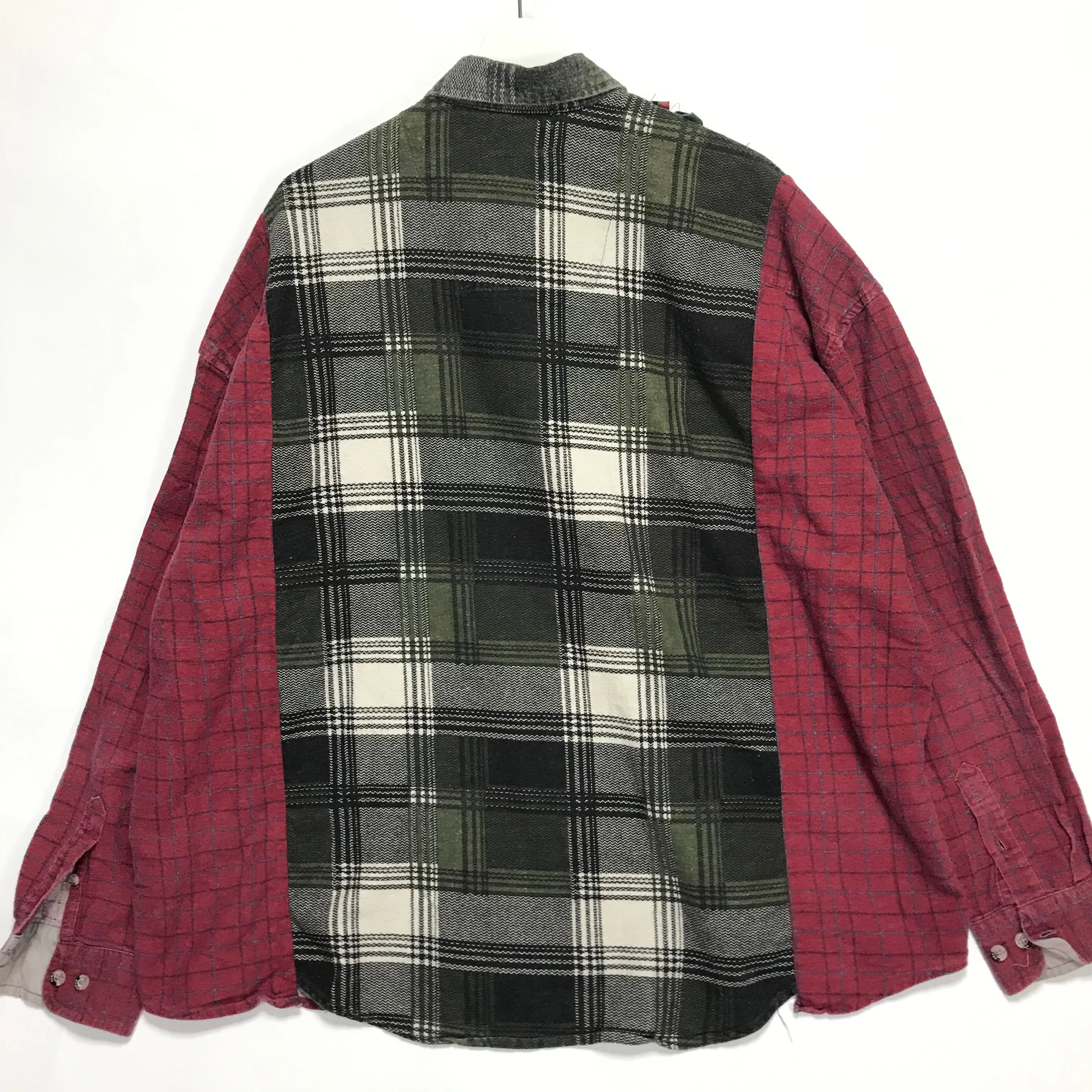 [XL/2XL]  DS! Needles Rebuild Ribbon Cut Flannel Shirt