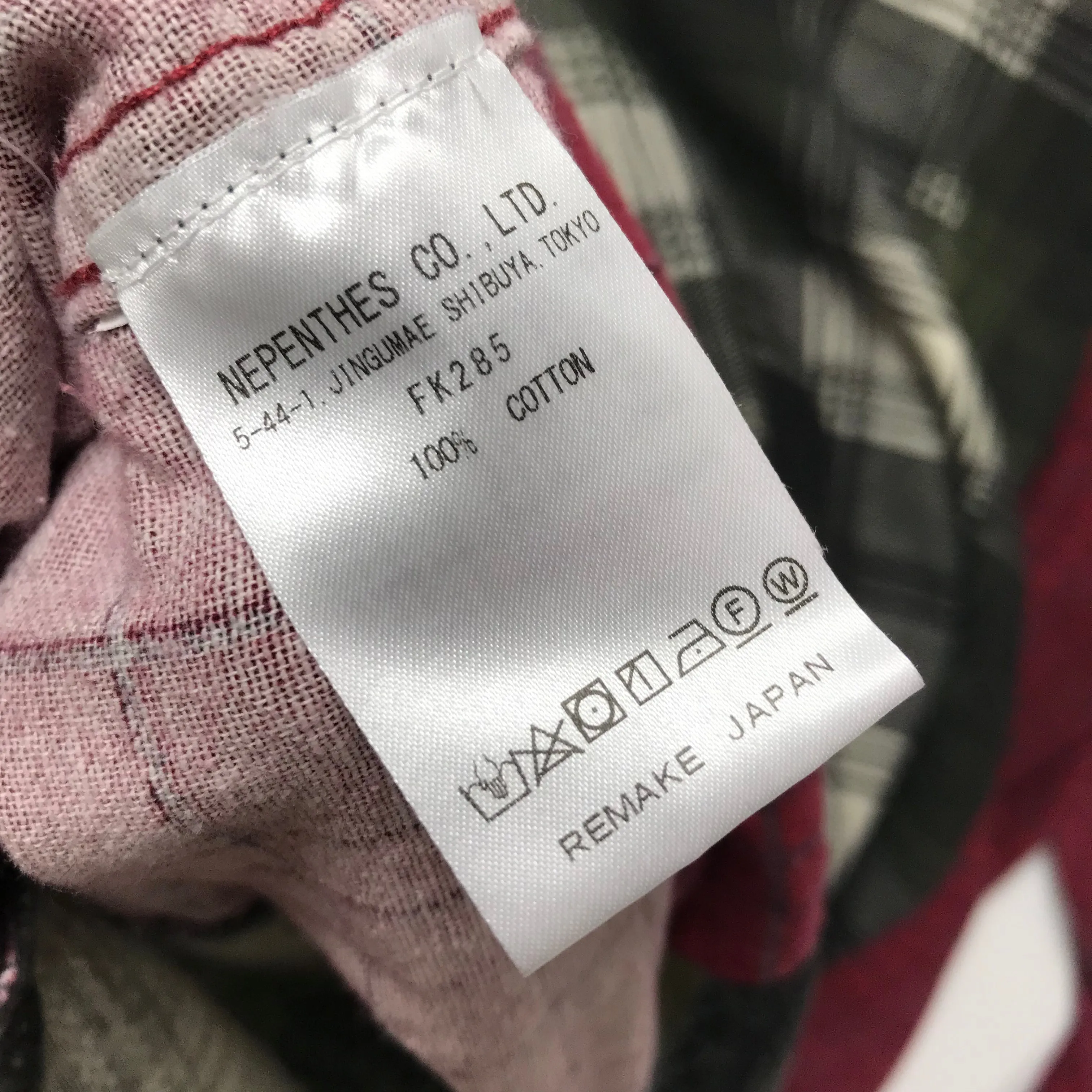 [XL/2XL]  DS! Needles Rebuild Ribbon Cut Flannel Shirt