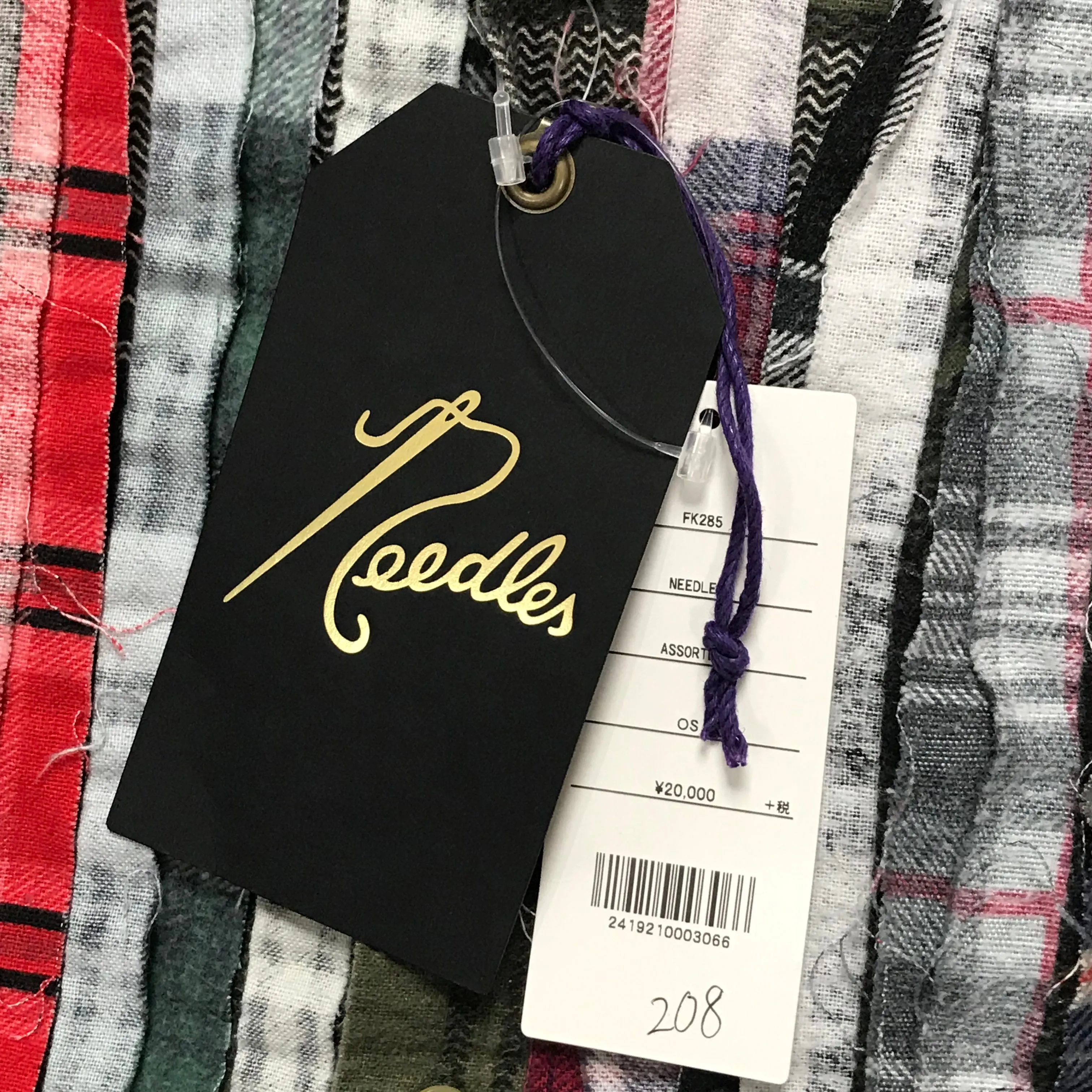 [XL/2XL]  DS! Needles Rebuild Ribbon Cut Flannel Shirt