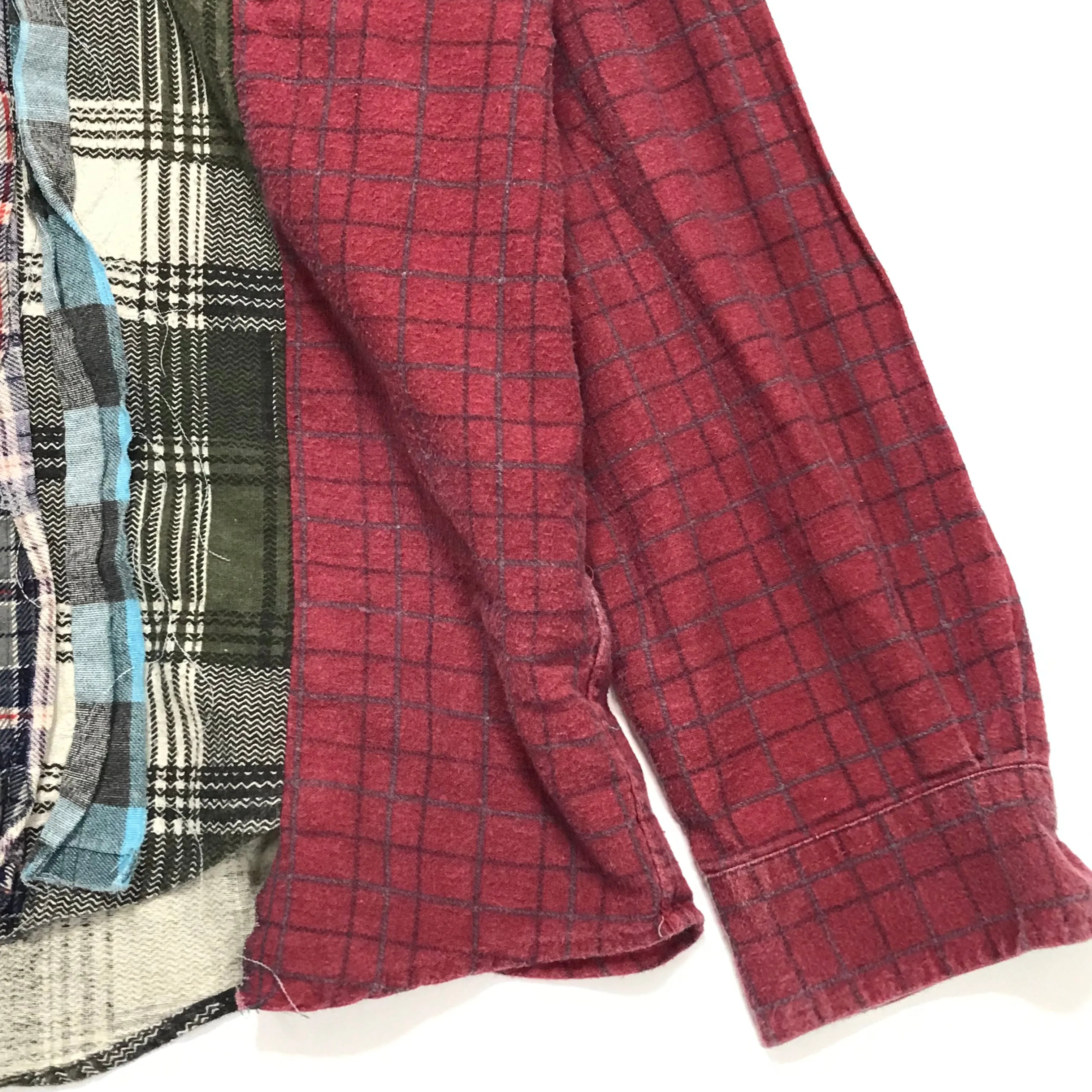 [XL/2XL]  DS! Needles Rebuild Ribbon Cut Flannel Shirt