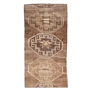 Z298 Handwoven Vintage Rug 2'11x5’8